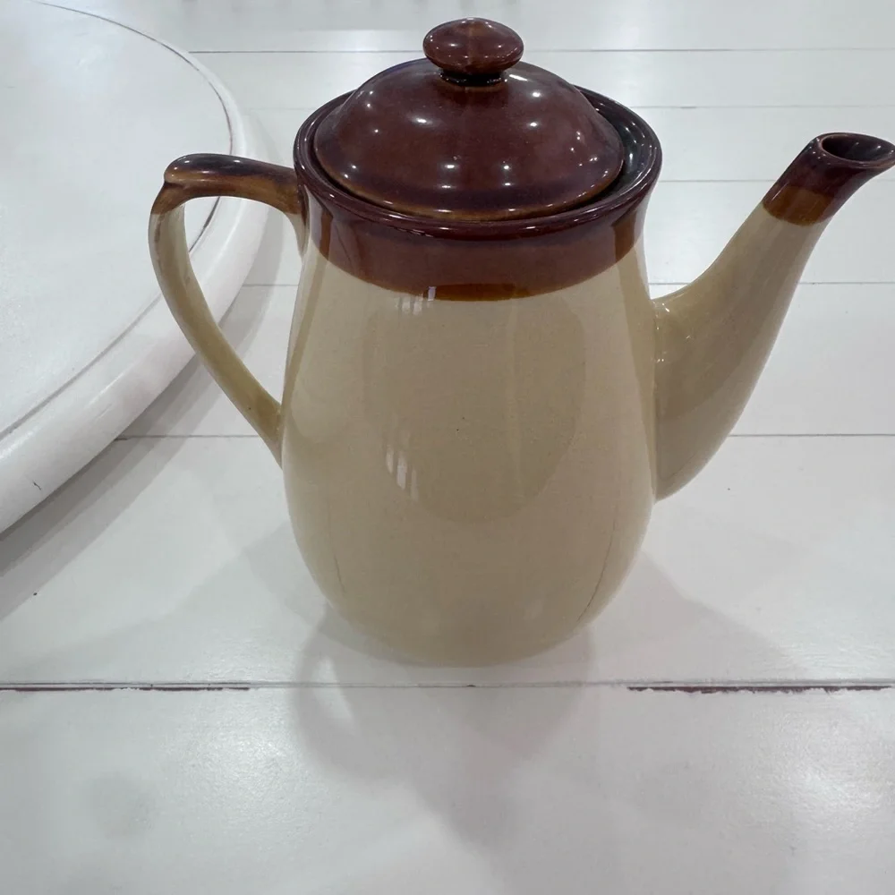 Vintage Floral Ceramic Coffee Pot